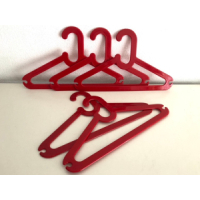 Kleding hangers - rood